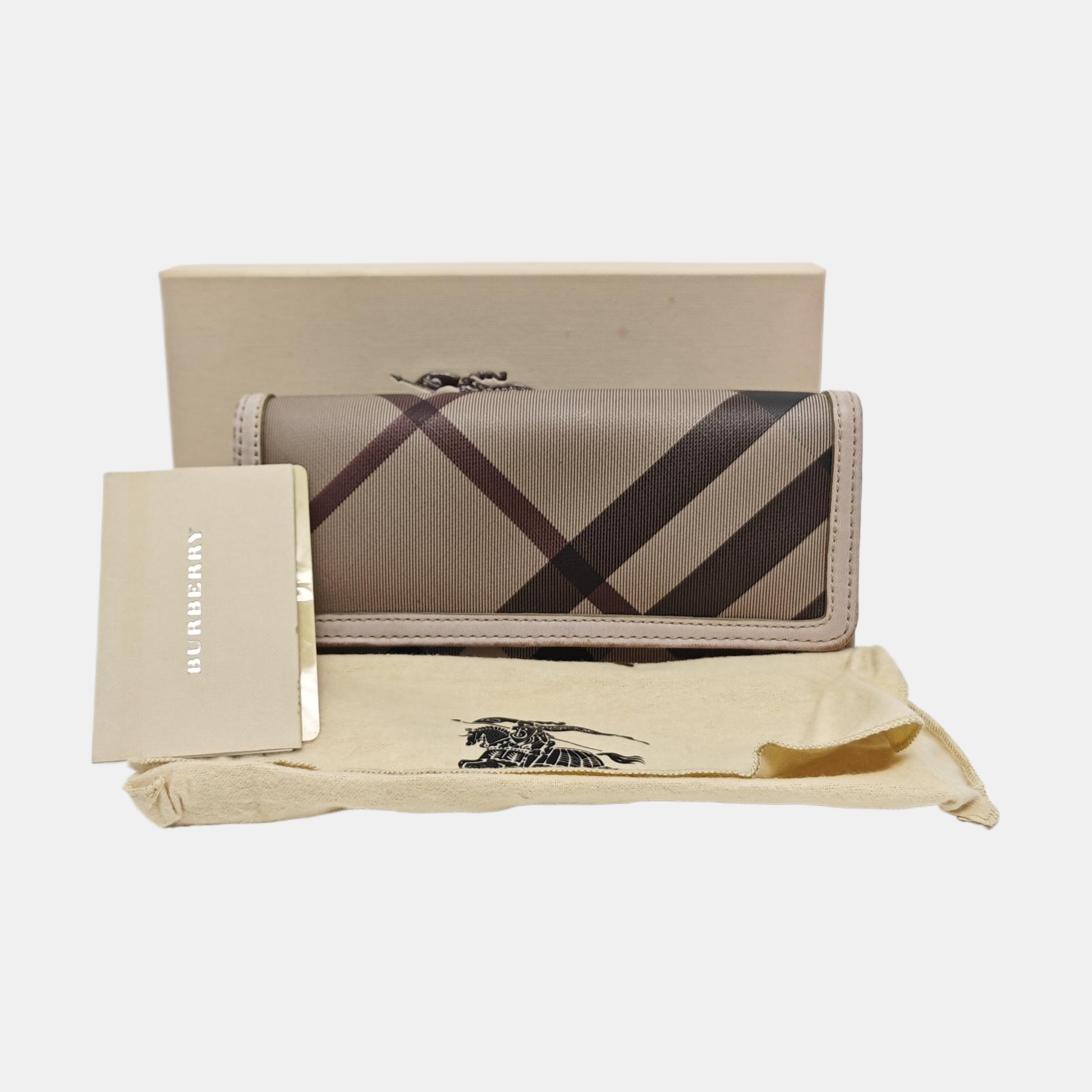 Coated Canvas Wallet Gray