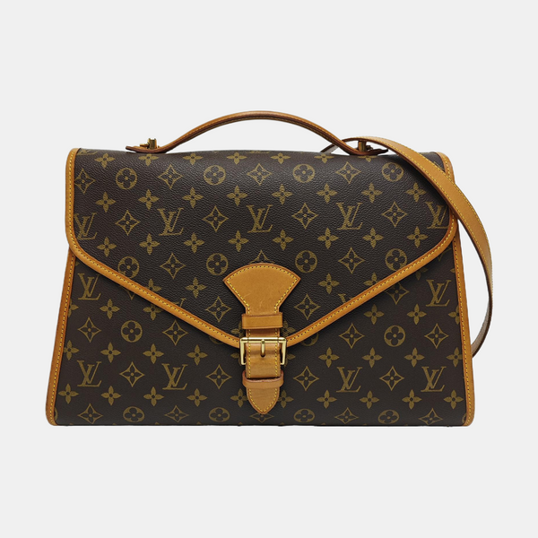 BEL AIR GM Monogram Coated Canvas Brown