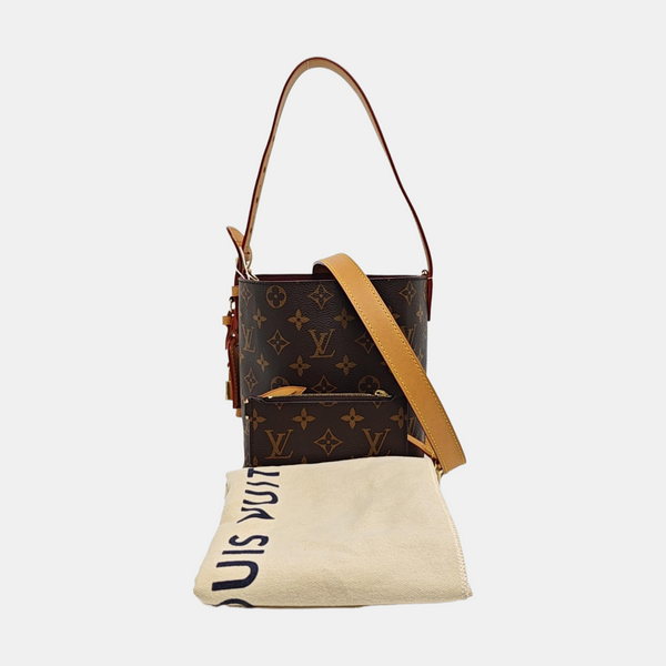 ALL IN Monogram Coated Canvas Brown