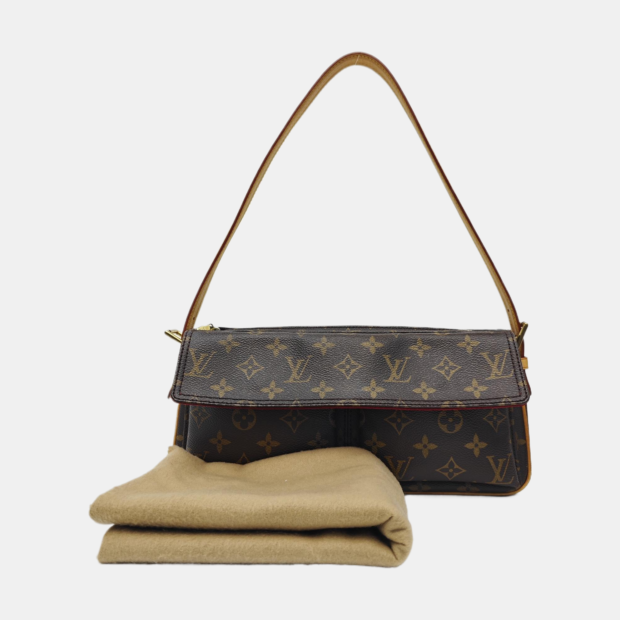 VIVA CITE Monogram Coated Canvas Brown