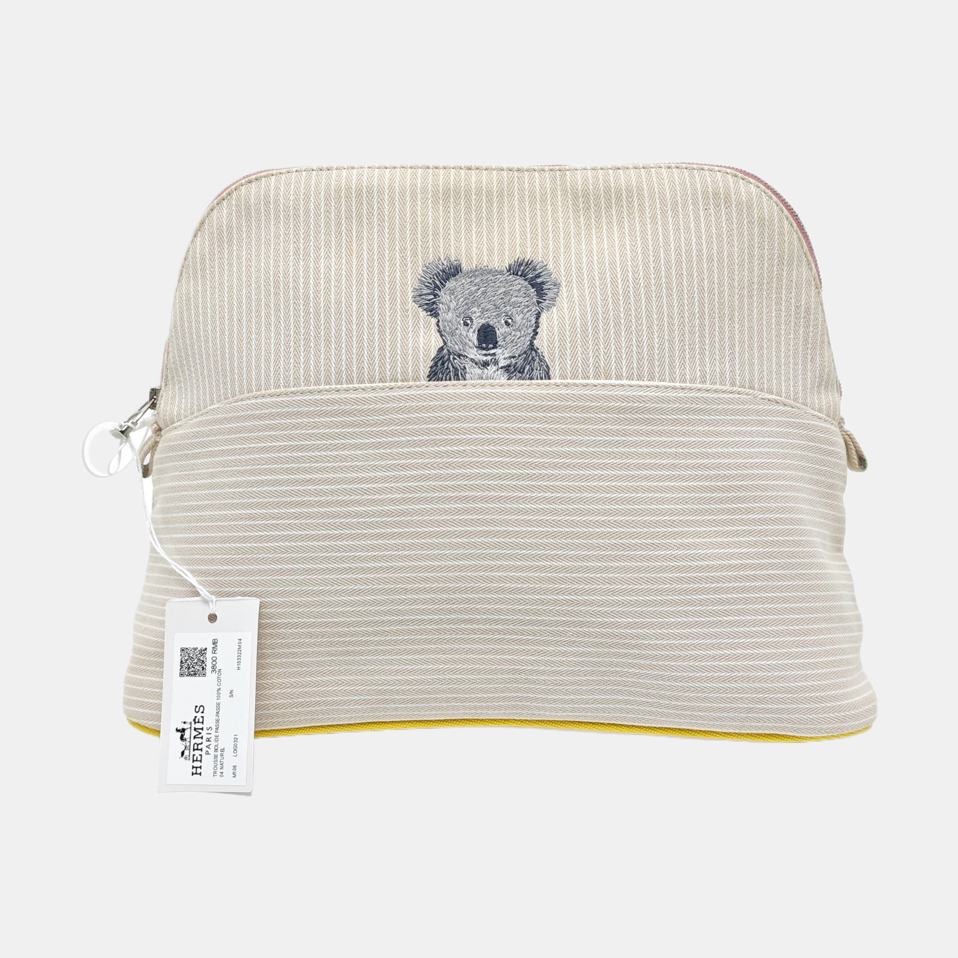 Authenticated pre-owned  Bolide Canvas White - Clutch at Looply