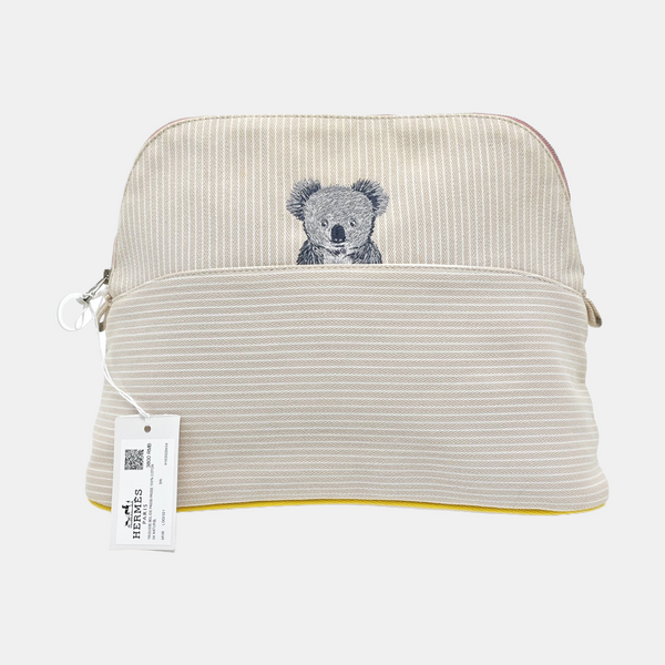 Authenticated pre-owned  Bolide Canvas White - Clutch at Looply