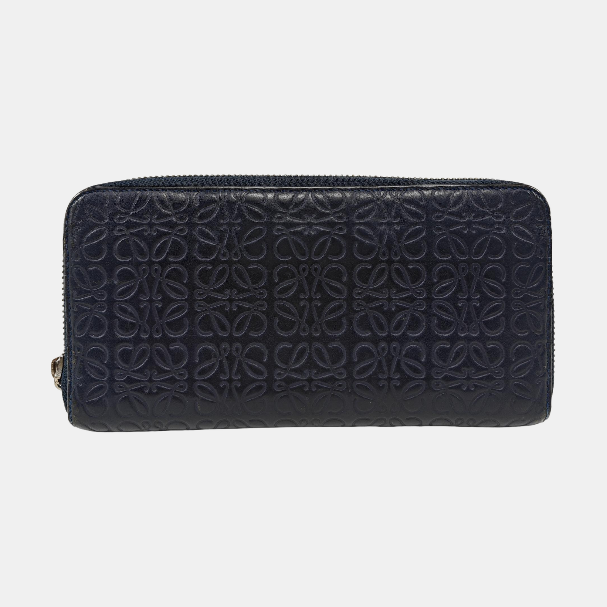 Repeat Calfskin Blue Wallet