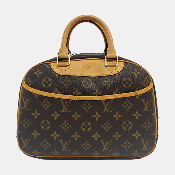 DEAUVILLE Monogram Coated Canvas Brown