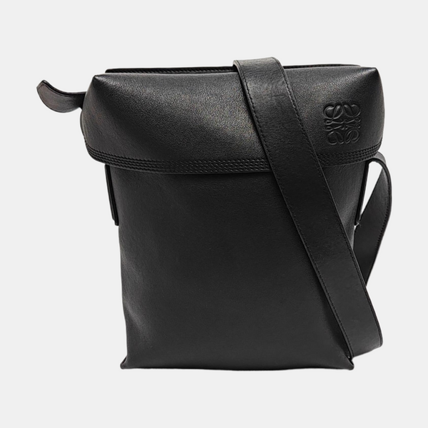 Calfskin Shoulder Bag Black
