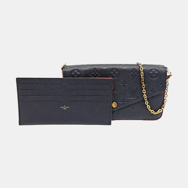 FÉLICIE Monogram Calfskin Blue