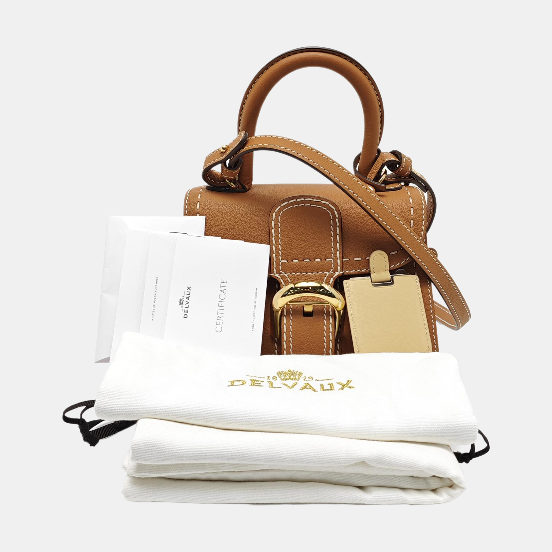 Brillant Mini Calfskin Brown