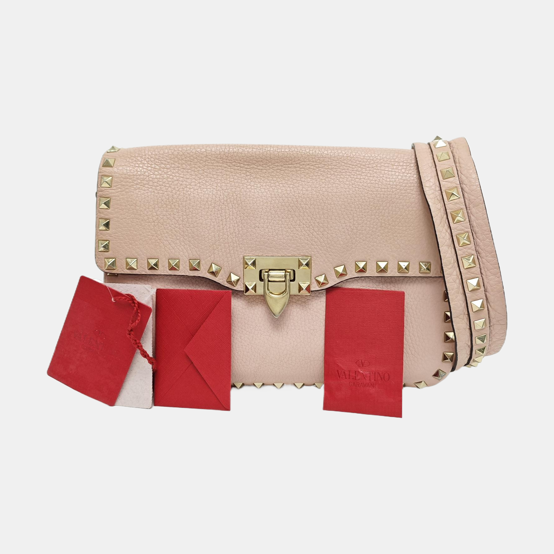 Rockstud Leather Pink