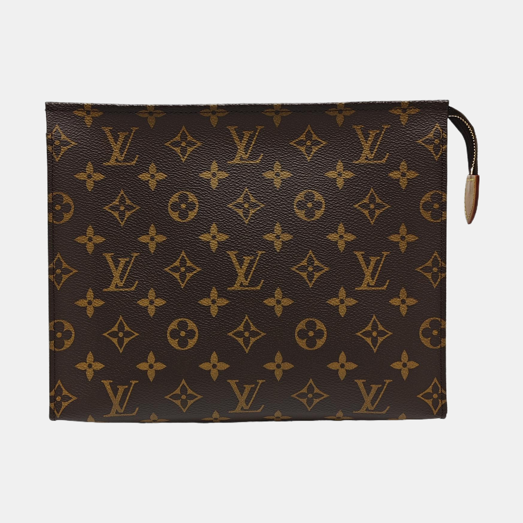 TOILET POCKET 26 Monogram Coated Canvas Brown