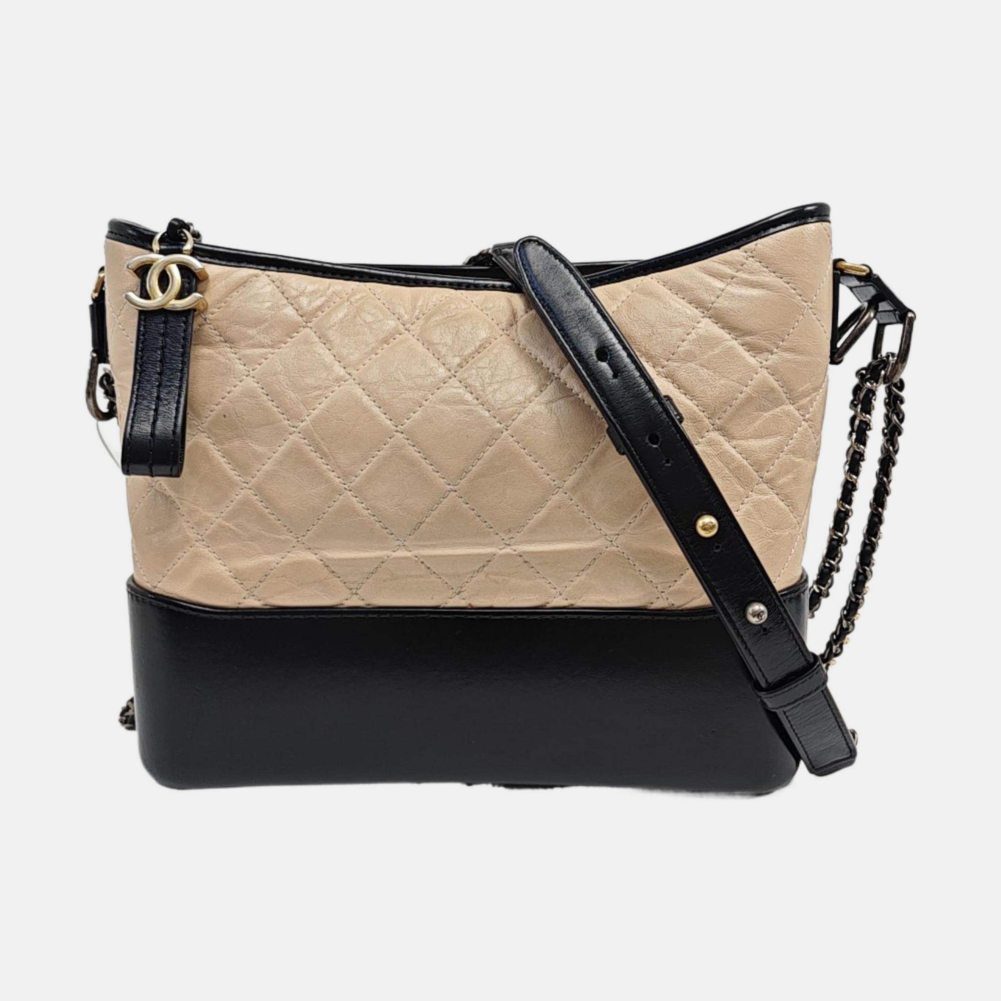 GABRIELLE Medium Quilted Calfskin Pink