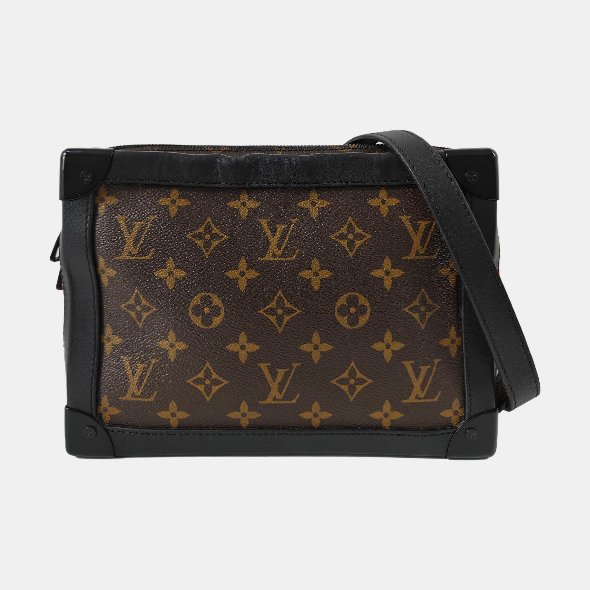 SOFT TRUNK Monogram Coated Canvas Brown