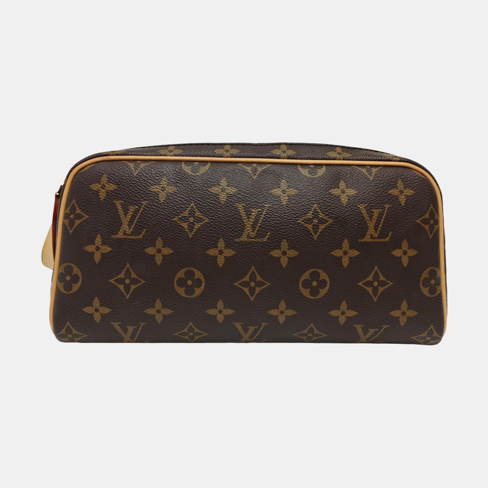 DOPP Monogram Coated Canvas Brown