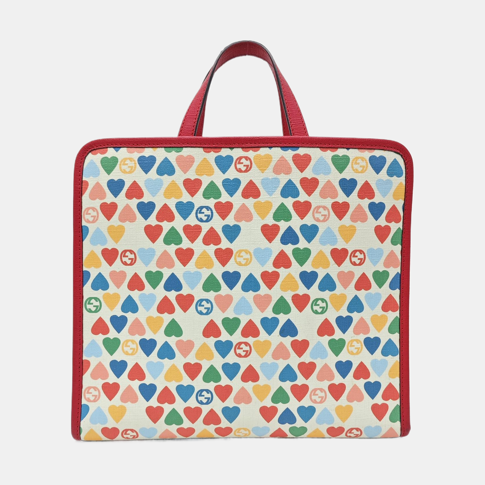 Coated Canvas Tote Bag Beige