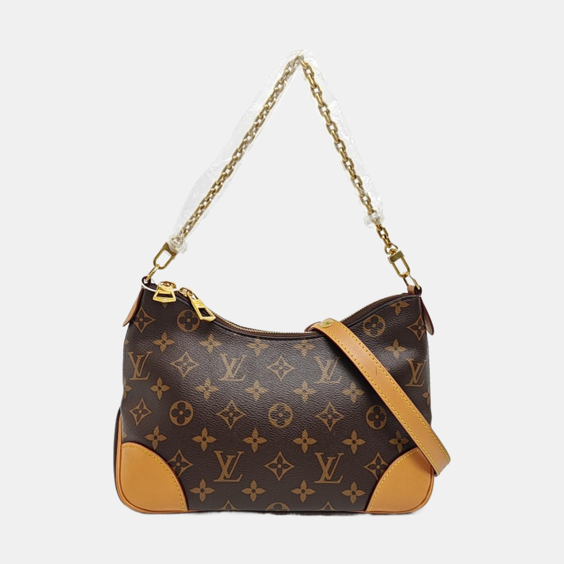 BOULOGNE Monogram Coated Canvas Brown