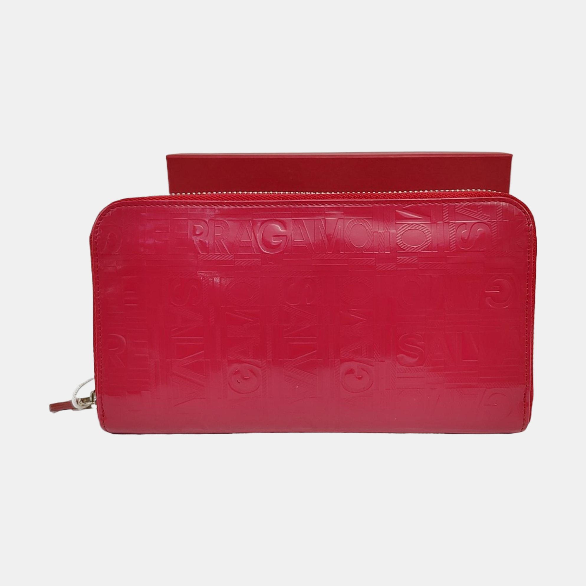Leather Wallet Red