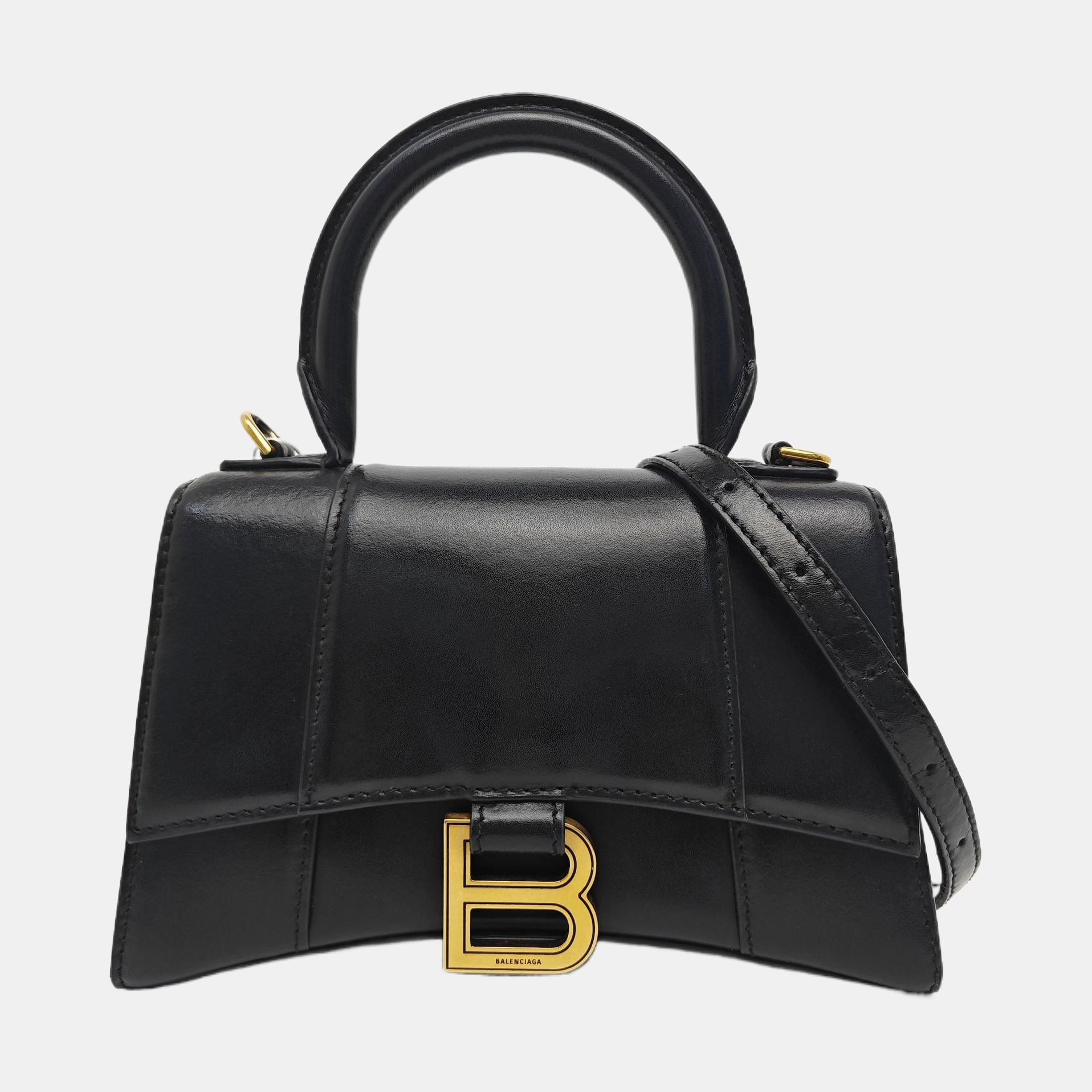 Hourglass XS Calfskin Black