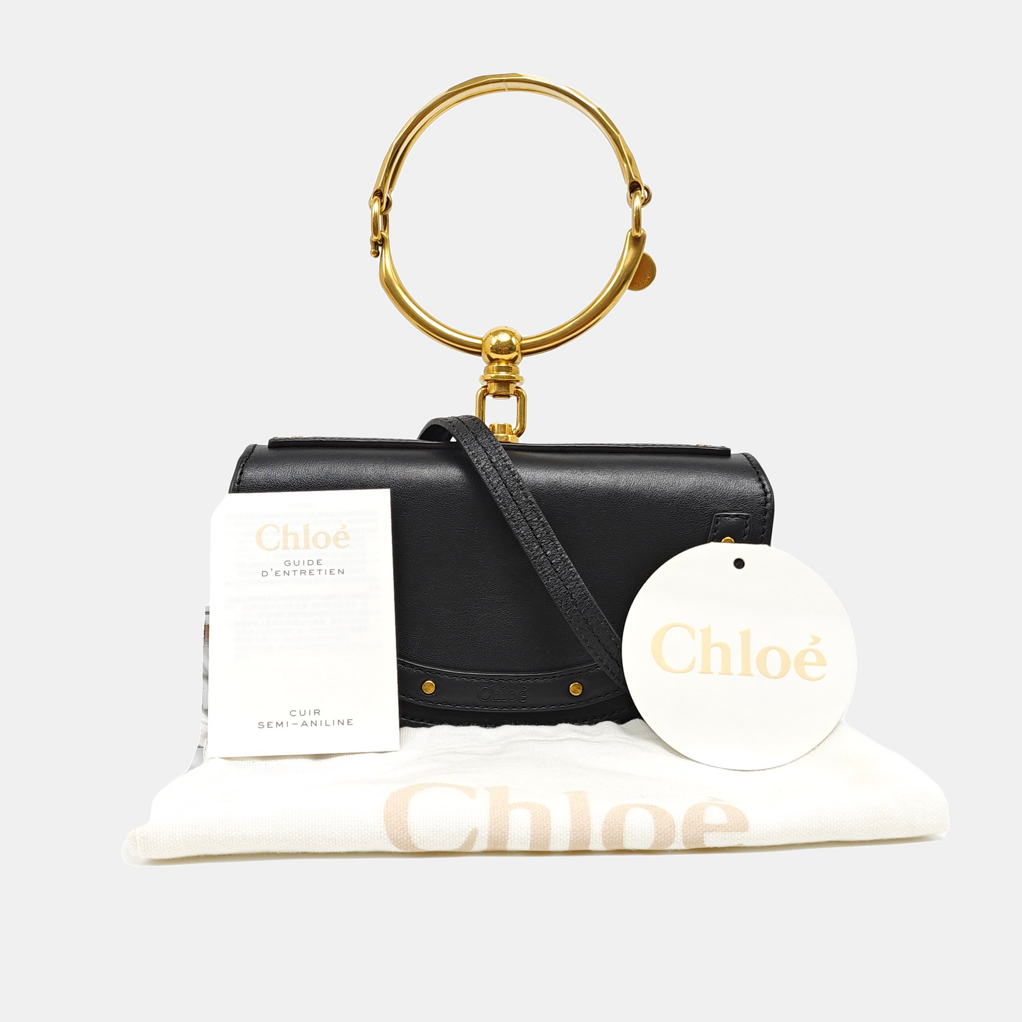 Nile Small Calfskin Black