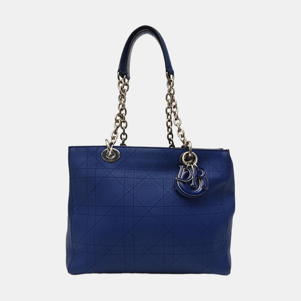 Nwts Ultra Med Cannage Calfskin Blue