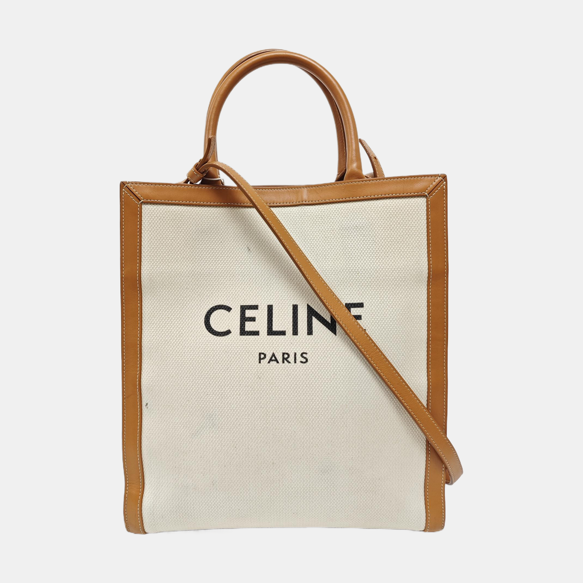 CABAS CELINE Small Canvas White