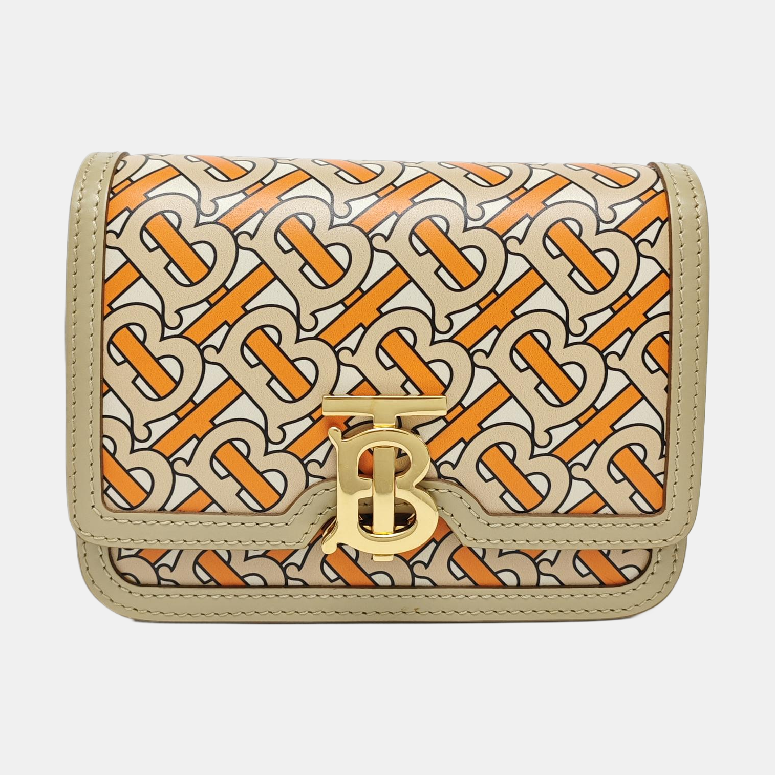 Bolsa Mini TB en Piel de Becerro Multicolor