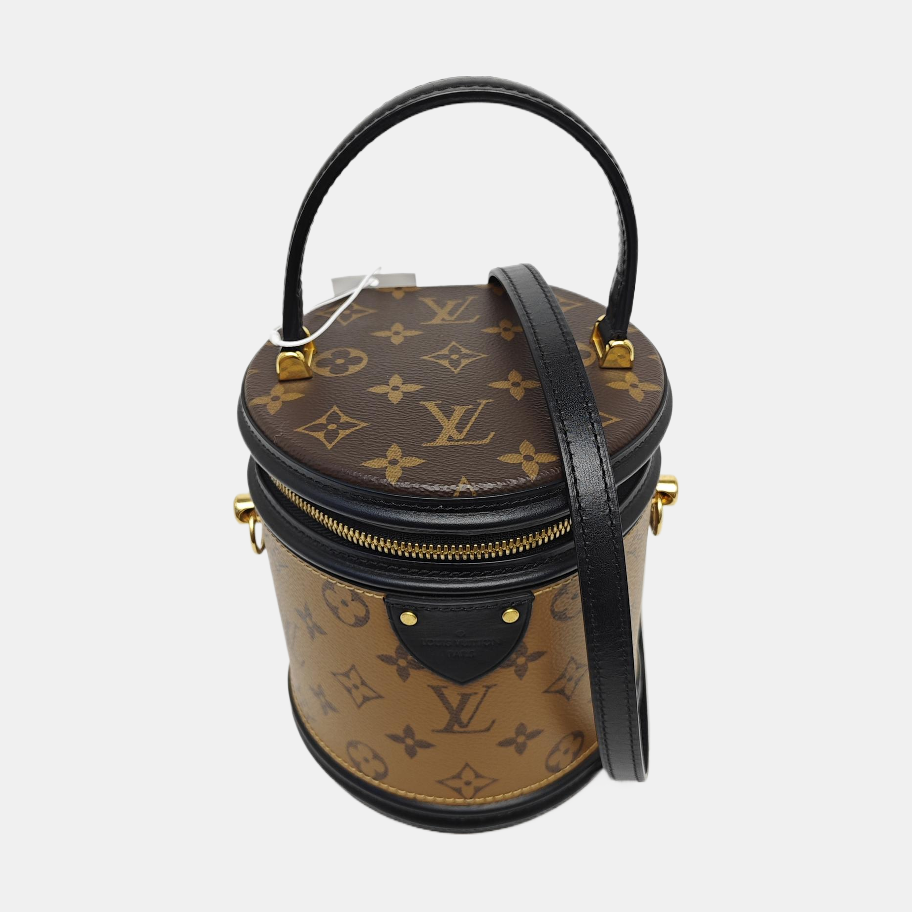 CANNES PM Monogram Coated Canvas Brown