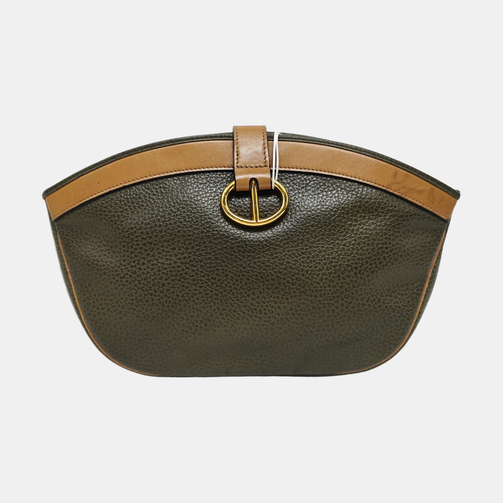 Calfskin Clutch Green