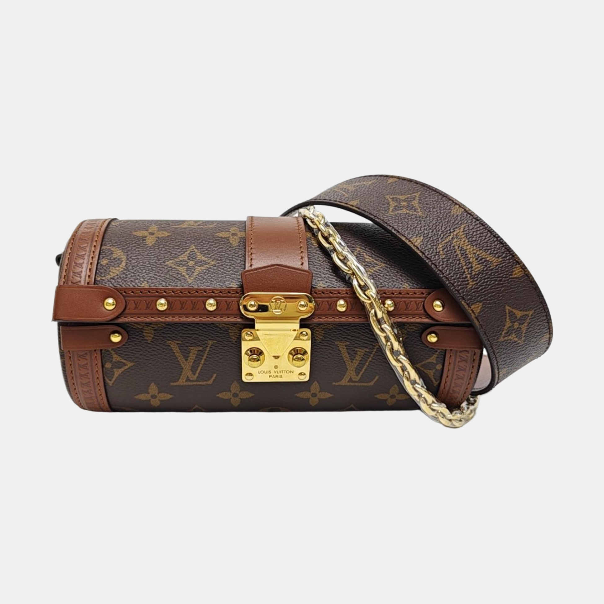 PAPILLON 19 Monogram Coated Canvas Brown