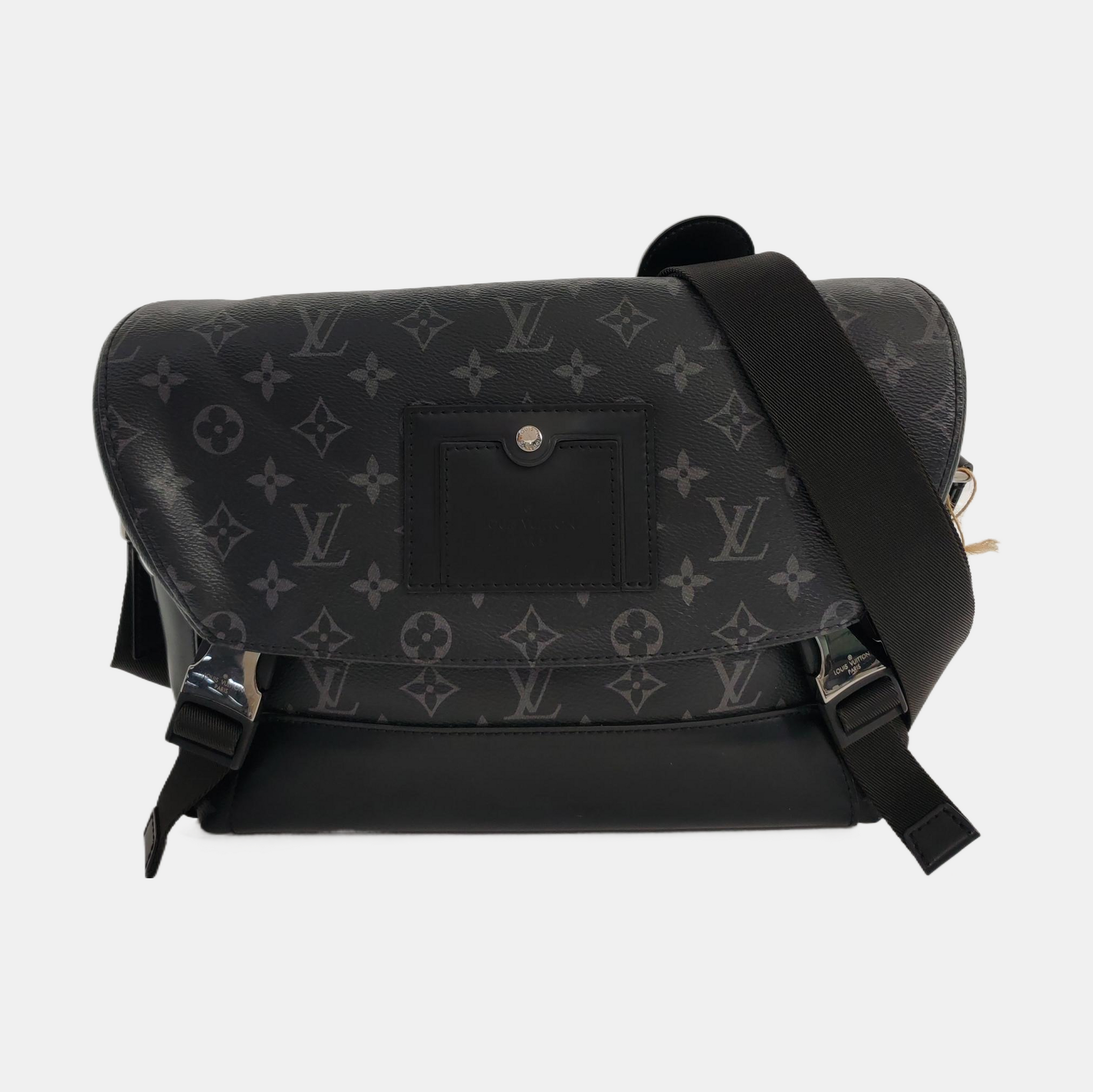 VOYAGER PM Monogram Coated Canvas Black