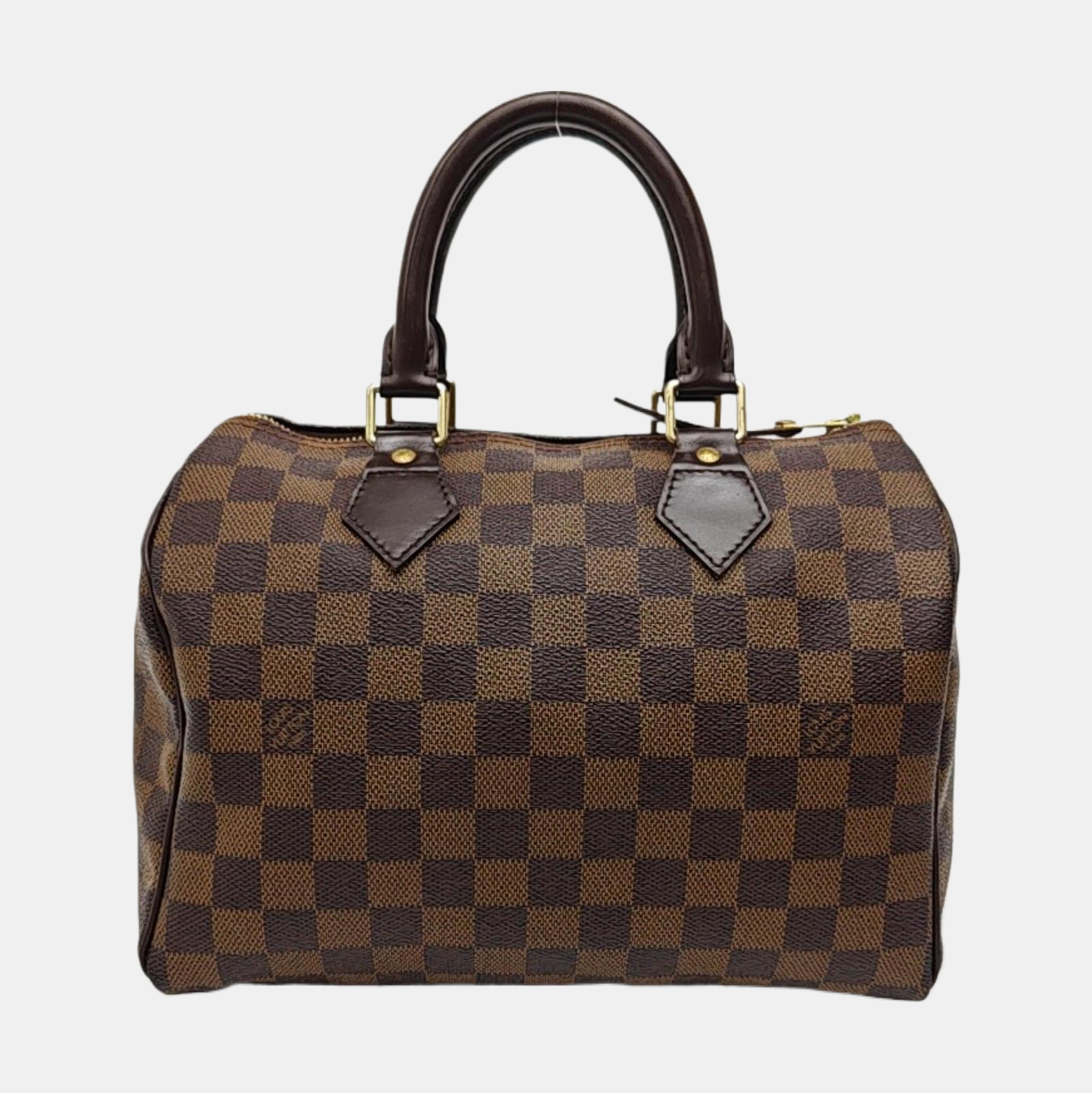 SPEEDY 25 Damier Ebene Coated Canvas Brown
