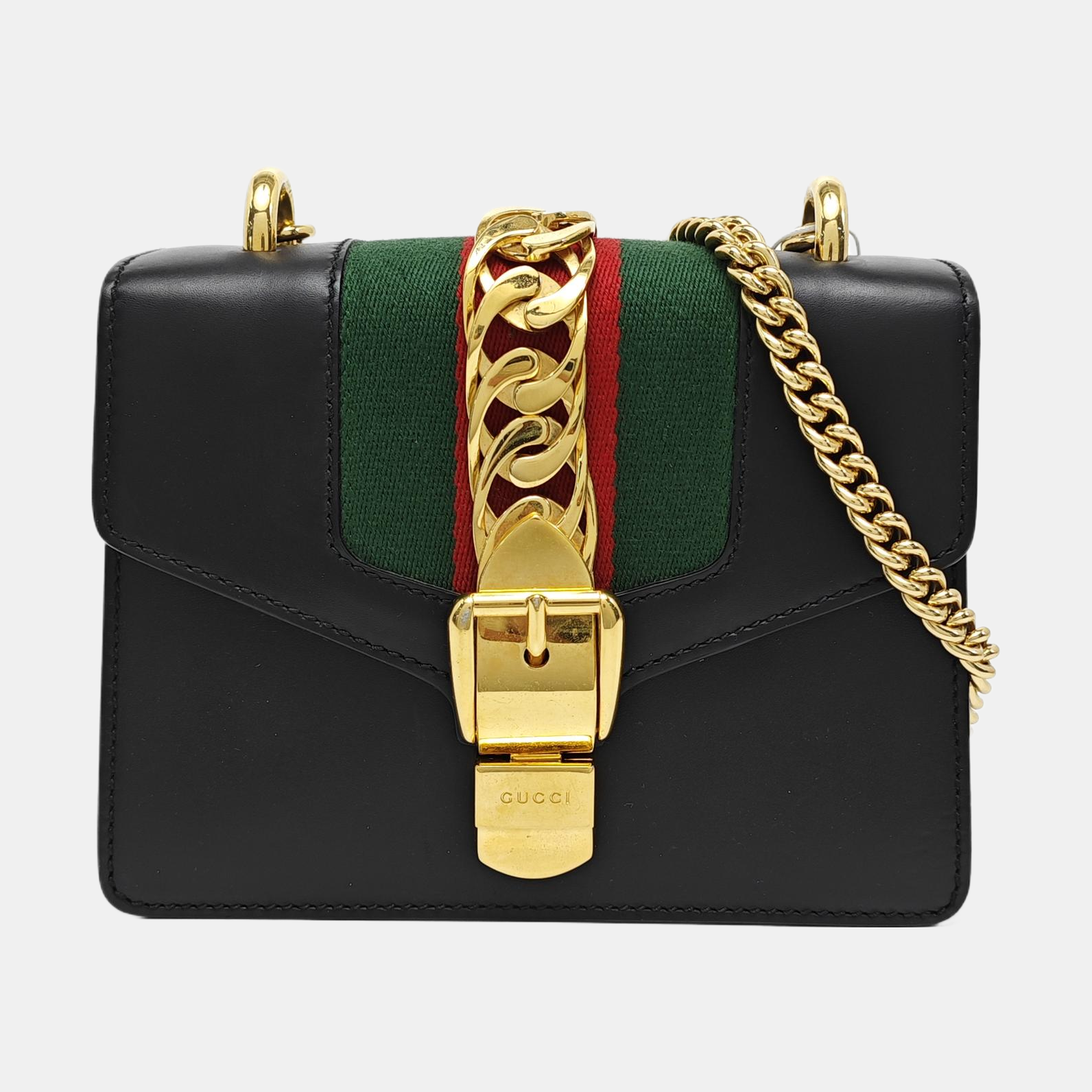 Sylvie Mini Calfskin Black