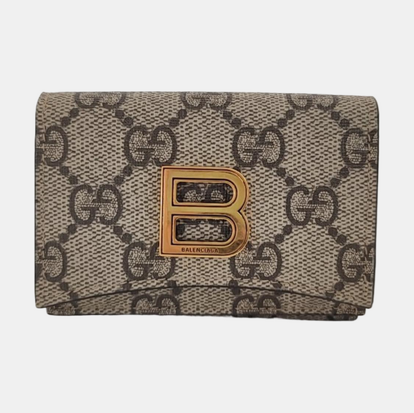 The Hacker Project Monogram Coated Canvas Beige