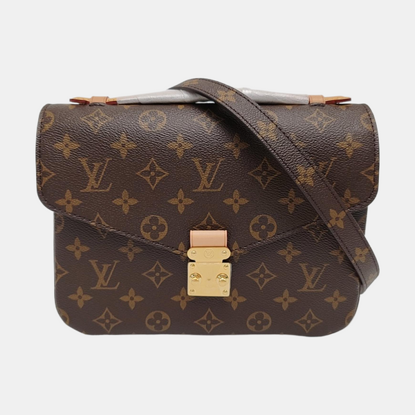 Authenticated pre-owned  MÉTIS MM Monogram Coated Canvas Brown - Shoulder Bag at Looply