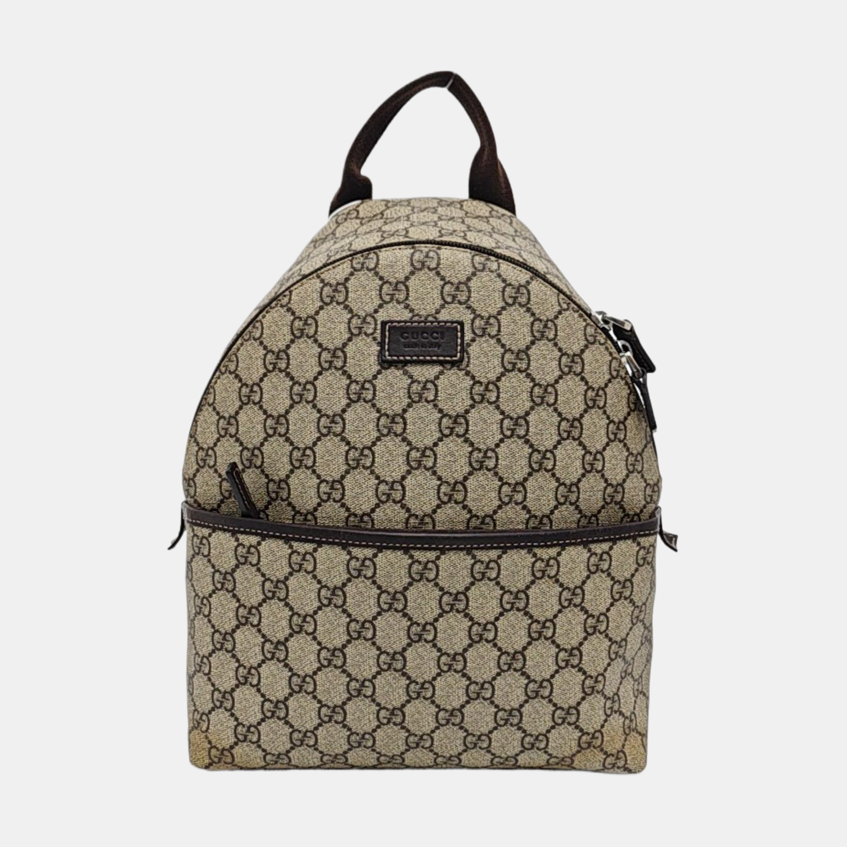 Signature Monogram Coated Canvas Beige