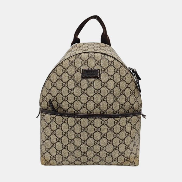 Signature Monogram Coated Canvas Beige