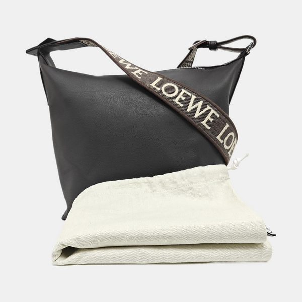Calfskin Shoulder Bag Gray