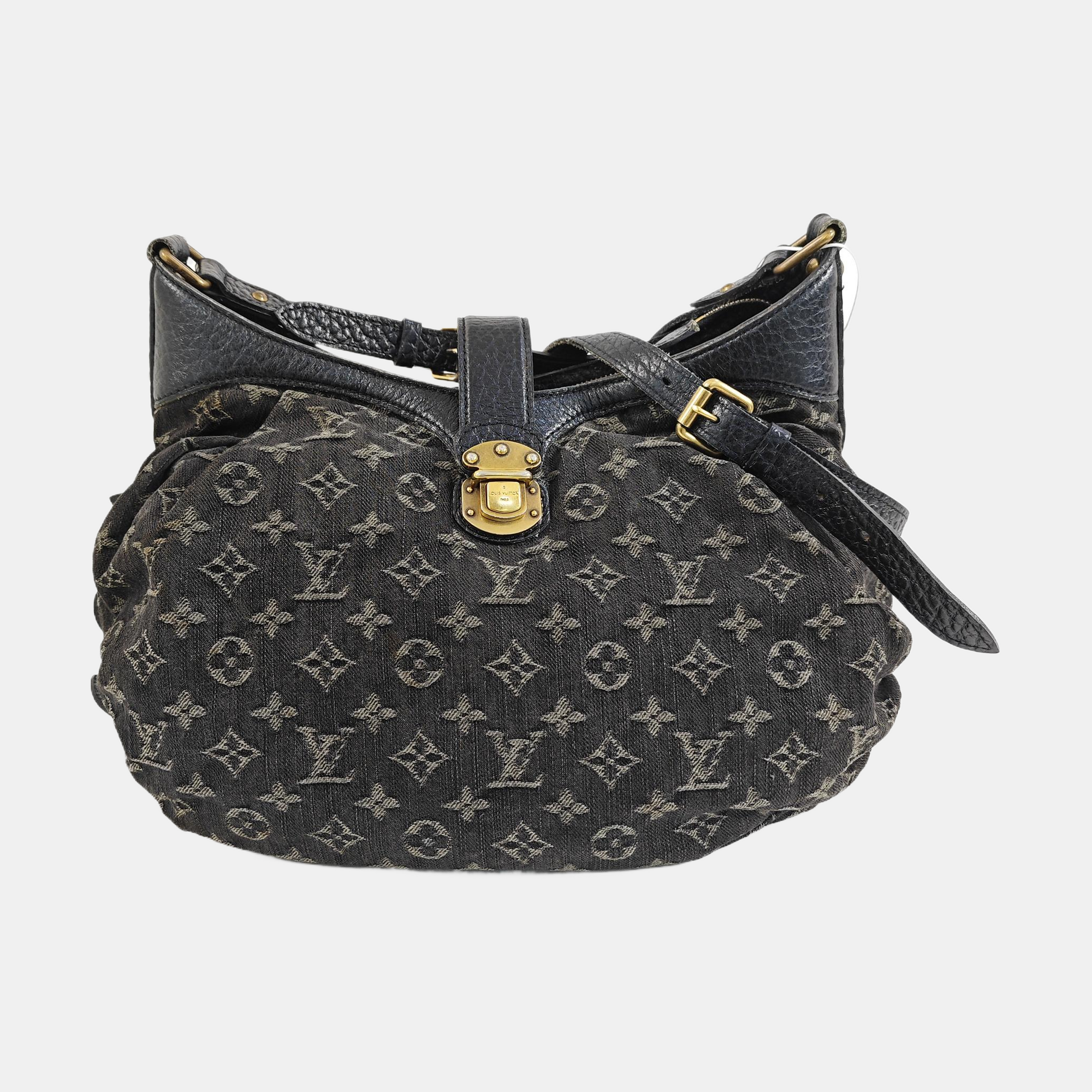 SOLAR Monogram Denim Black