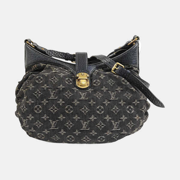 SOLAR Monogram Denim Black
