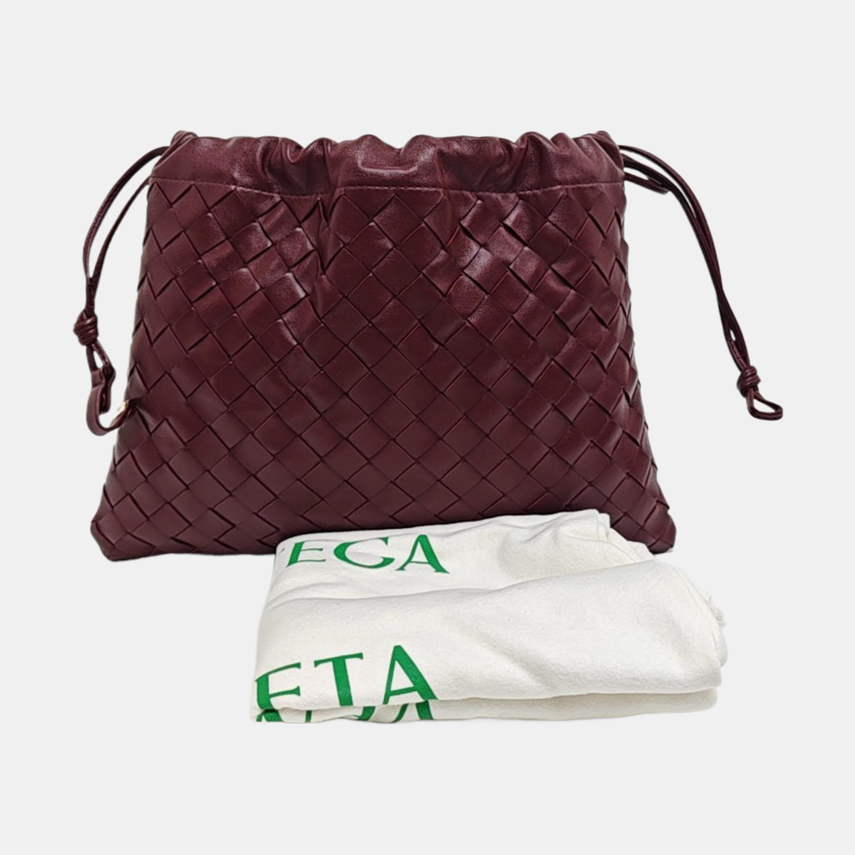 The Pouch Large Calfskin Red