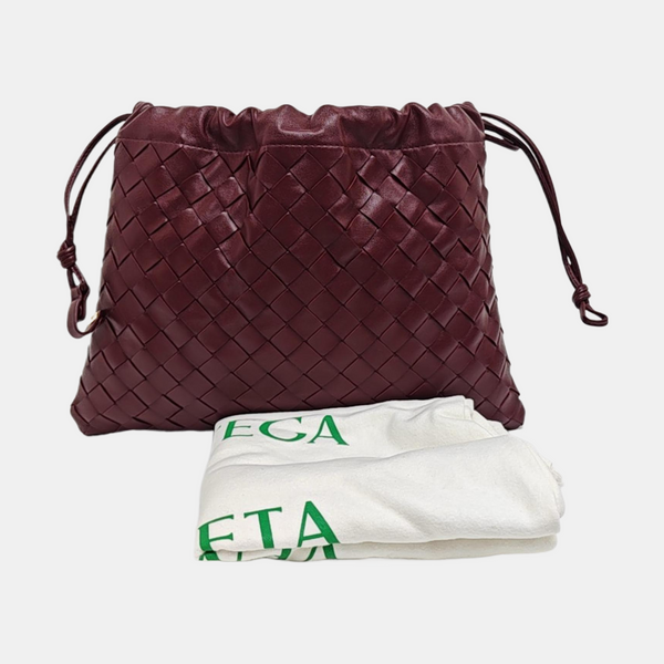 The Pouch Large Calfskin Red