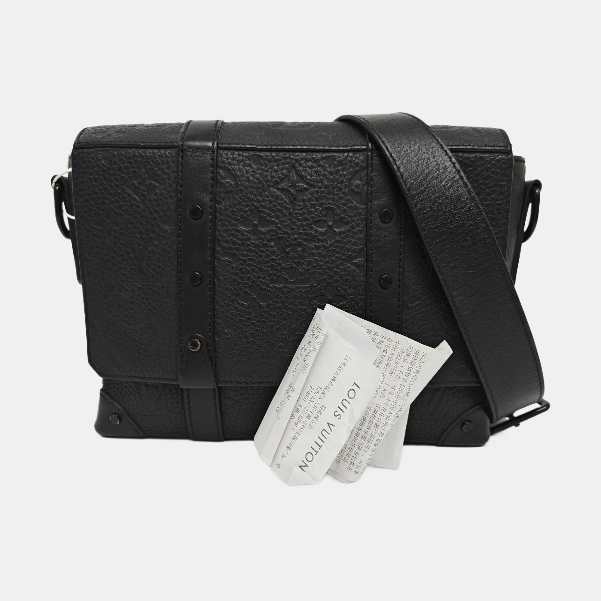 TRUNK PM Calfskin Black