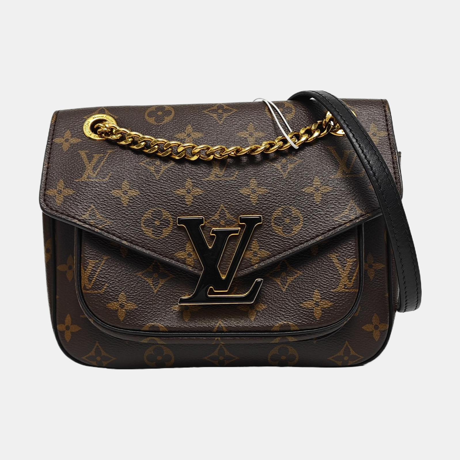 PASSY Monogram Coated Canvas Brown