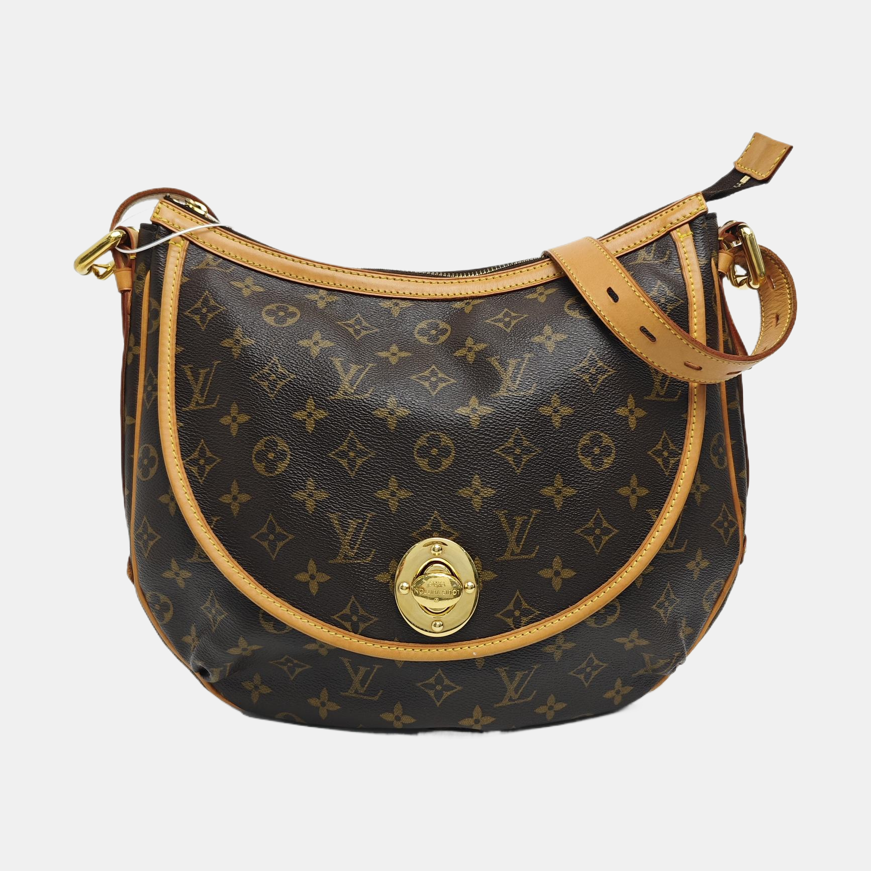 TULUM GM Monogram Coated Canvas Brown