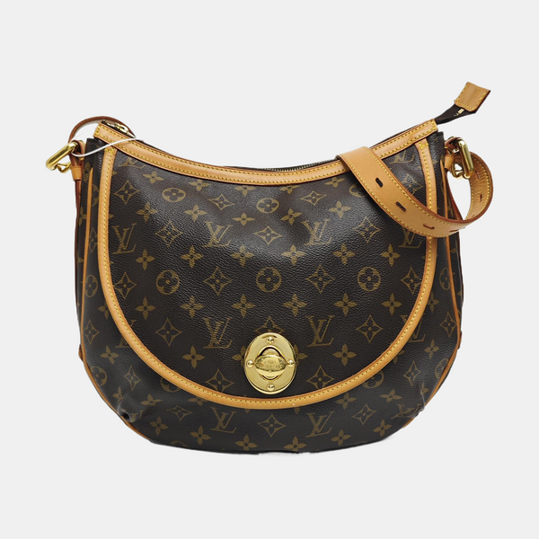 TULUM GM Monogram Coated Canvas Brown