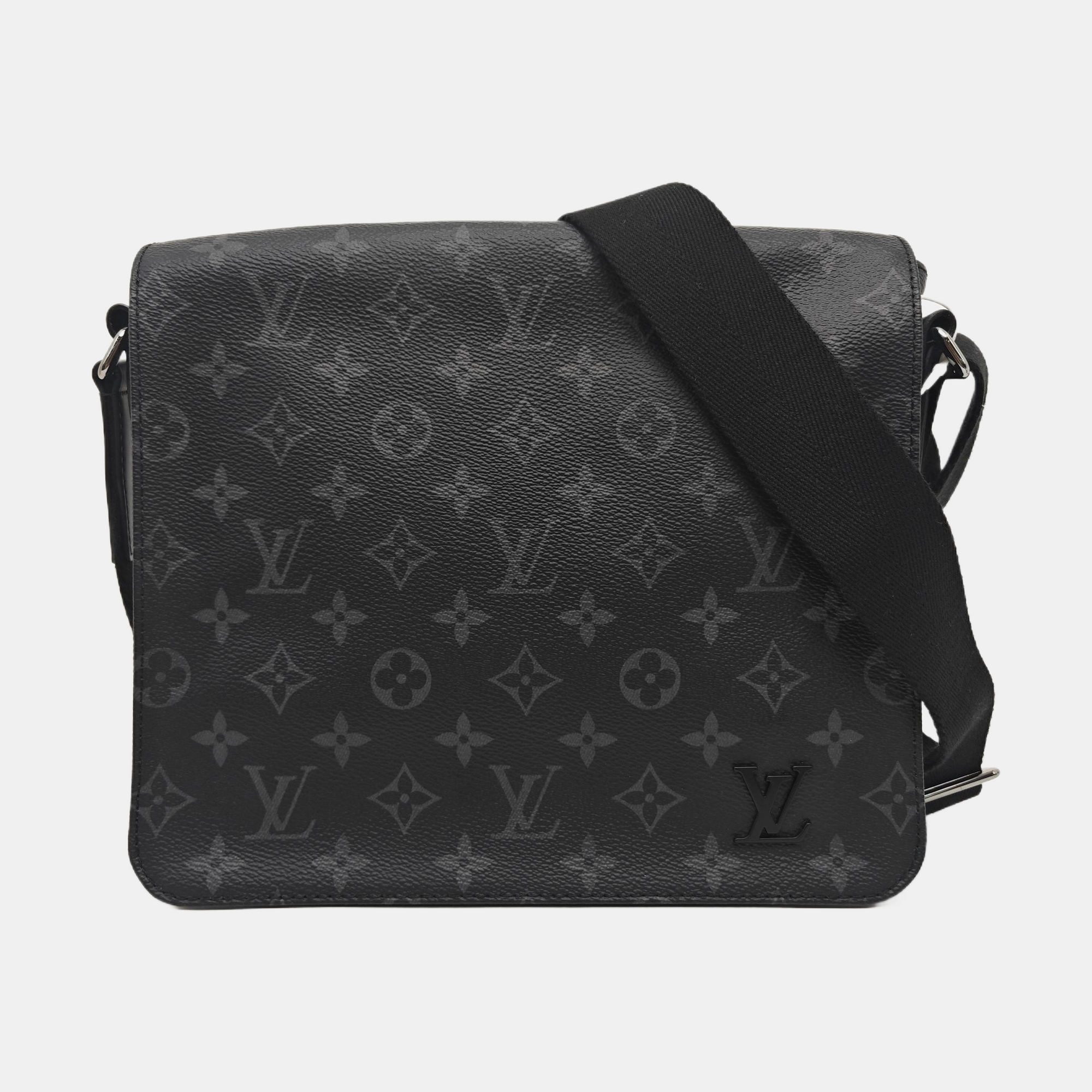 DISTRICT PM Monogram Coated Canvas Gray