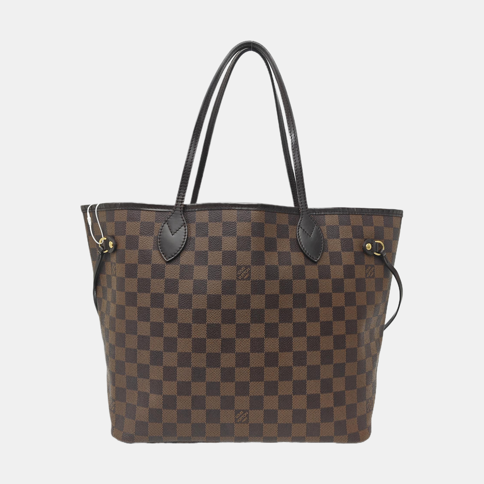 NEVERFULL MM Damier Ebene Coated Canvas Brown