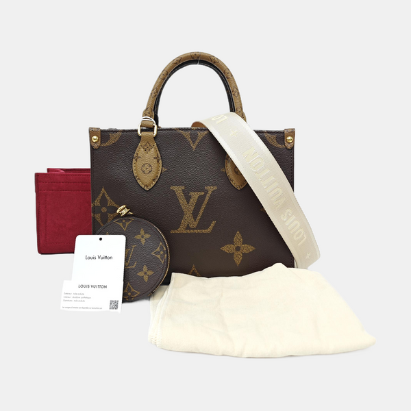 ONTHEGO PM Monogram Coated Canvas Brown