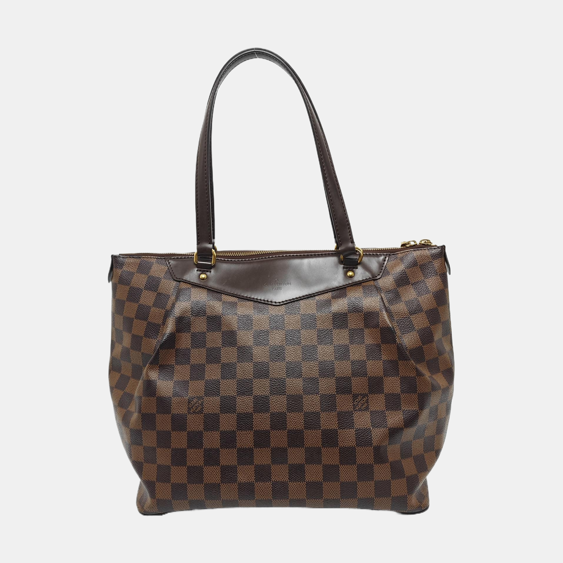 WESTMINSTER GM Damier Ebene Coated Canvas Brown
