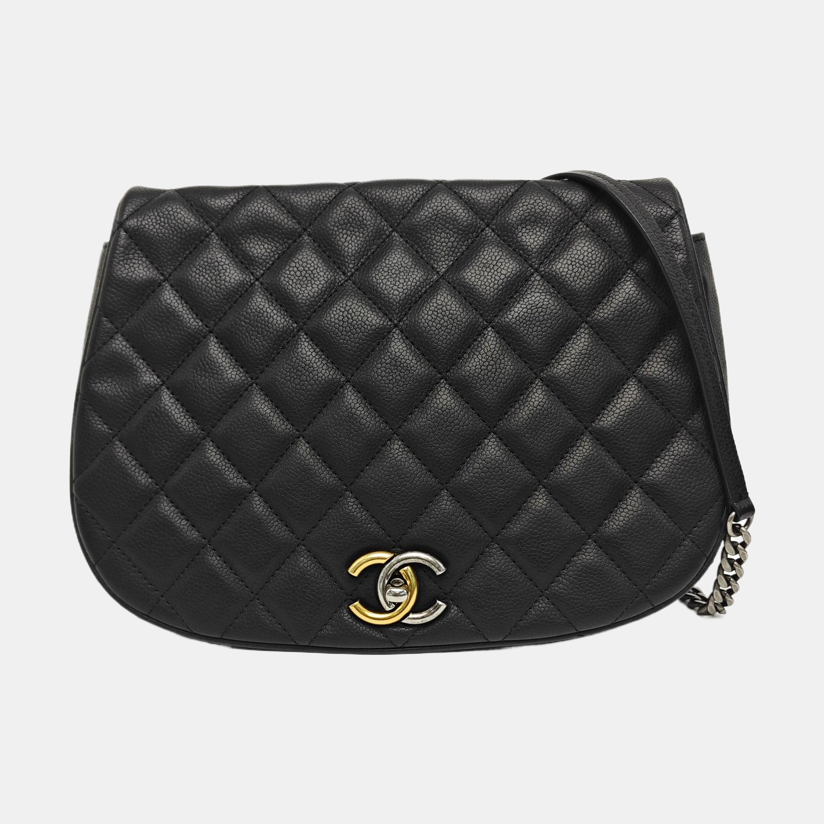 Caviar Quilted Grained Calfskin Black
