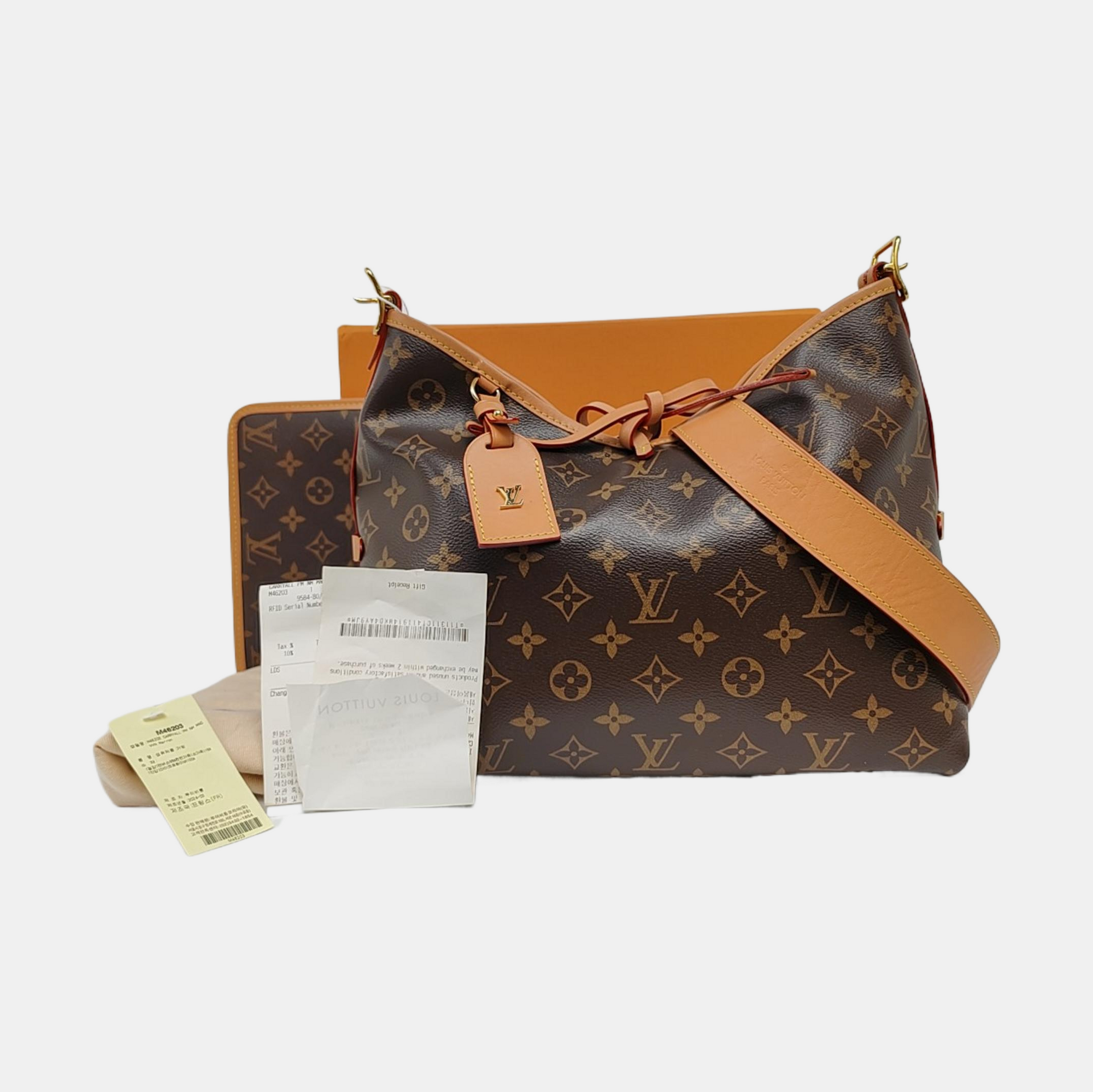 CARRYALL PM Monogram Coated Canvas Brown