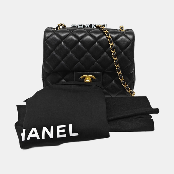 CLASSIC FLAP Mini Quilted Lambskin Black